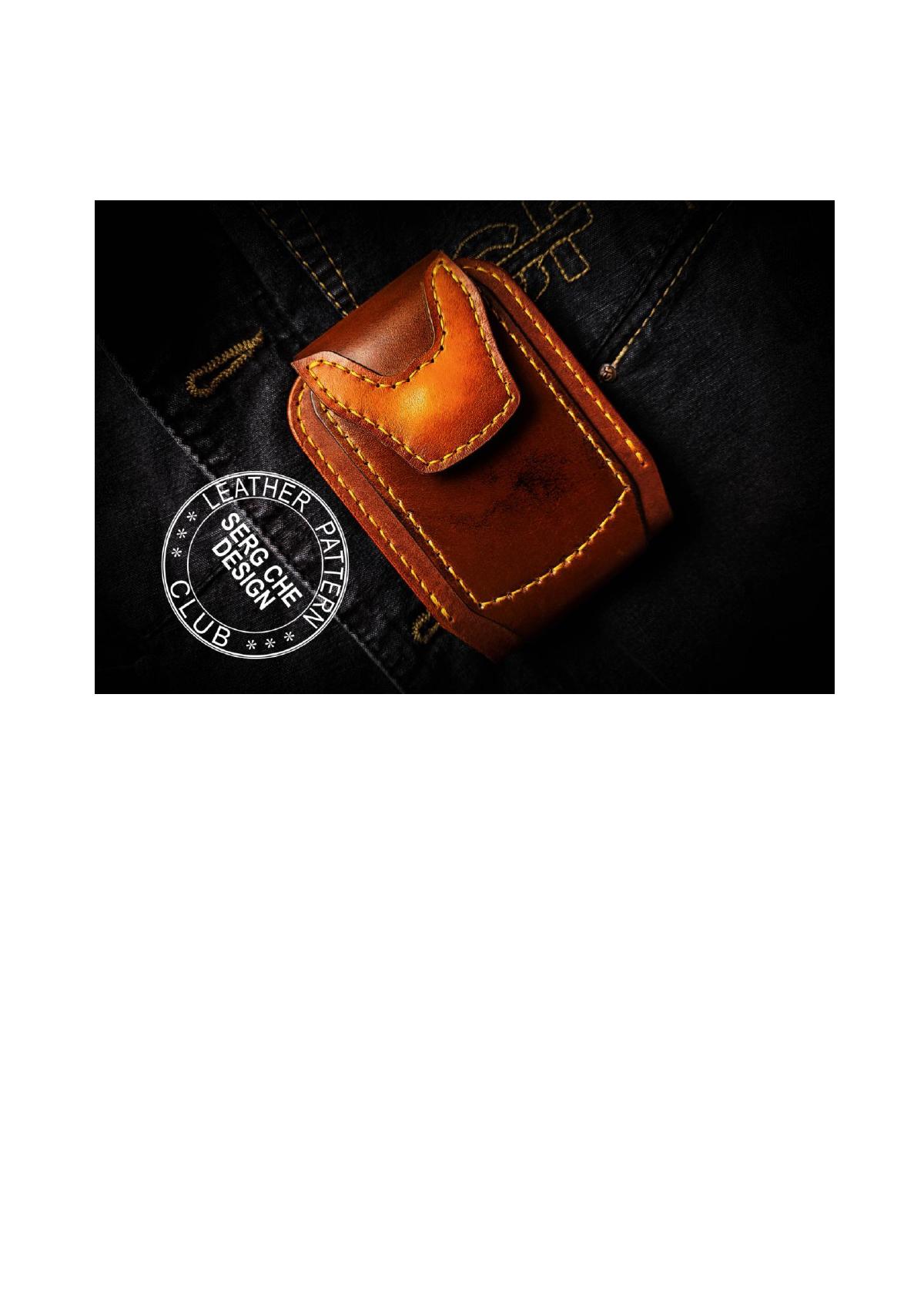Printable pattern for a Western leather bifold wallet with cowboy boot detail