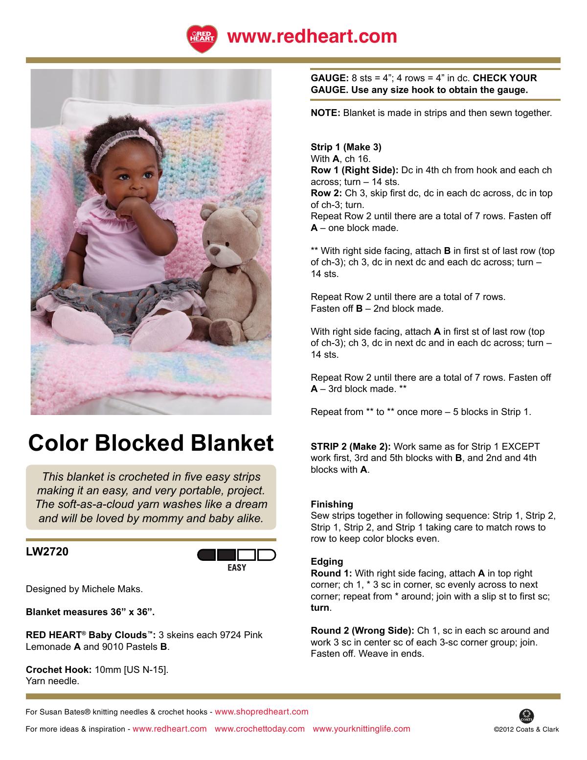 Crochet pattern for a Hip Granny Tunic blanket made in strips with Red Heart Boutique Treasure yarn